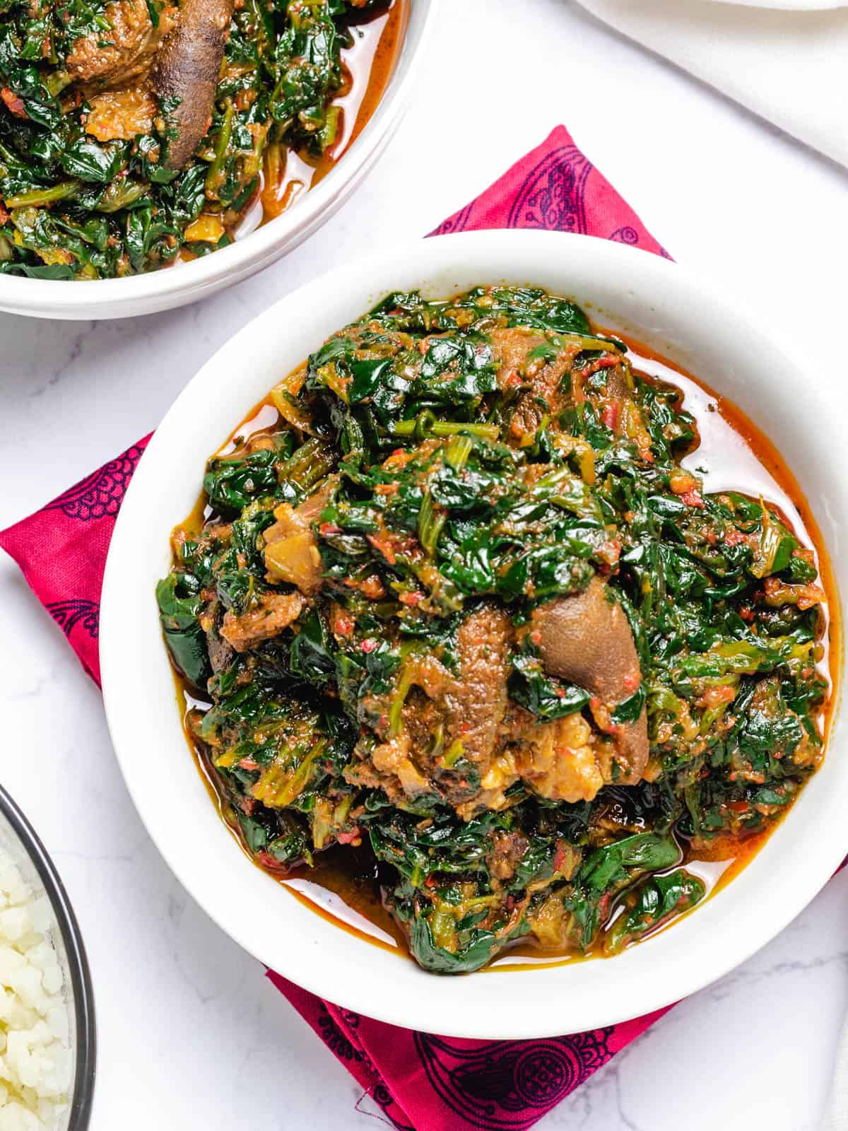 Vegetable Soap (Efo riro)