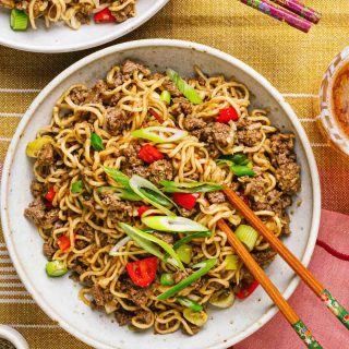 Mongolian Stir Fry Noodles